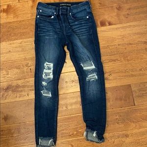 Express ankle leggings mid rise